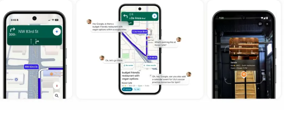 Google 地圖結合 Gemini AI，實現「用說的」導航＋地標式指引，再也不用估距離轉彎！